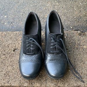 Black Heeled Clark’s Shoes